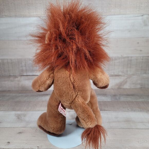 Lion Plush MAXIMILIAN Russ Berrie Fuzzy Mane Stuffed Animal Vintage - Picture 5 of 10
